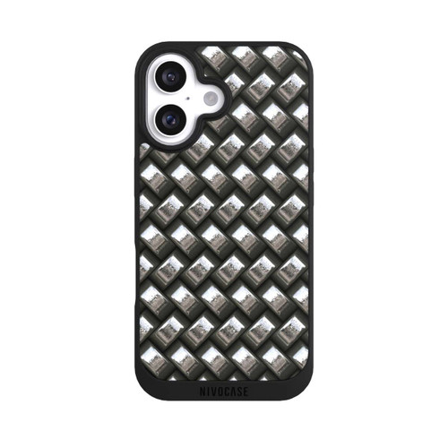 Apple iPhone 16 NIVOpure Glamour Silver Metal