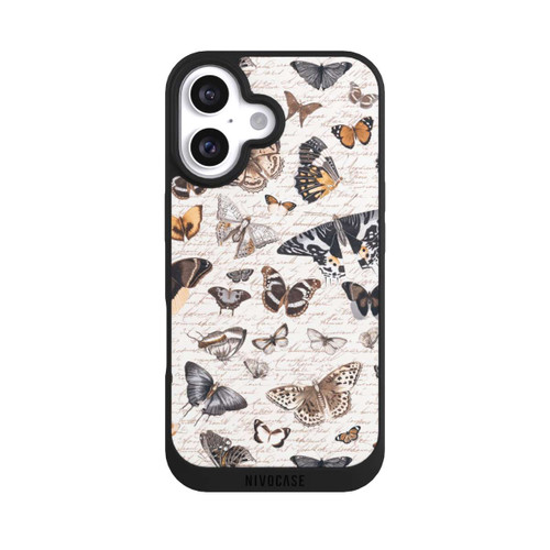 Apple iPhone 16 NIVOpure Schmetterling Muster Boho