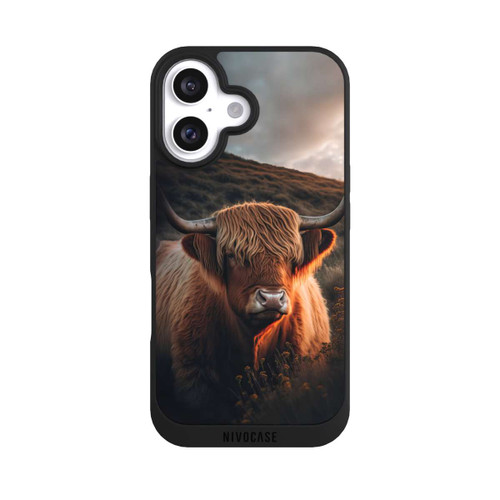 Apple iPhone 16 NIVOpure Highland Cow with Big Horns with AI