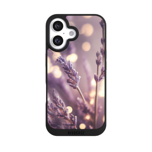 Apple iPhone 16 NIVOpure Lavender Close Up with AI