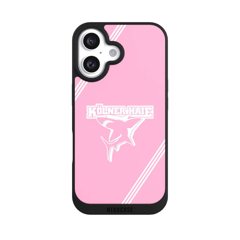 iPhone 16 NIVOpure Kölner Haie Rosa