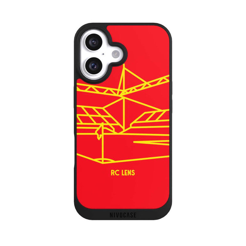 iPhone 16 NIVOpure RC Lens Line Art Stadium Groß