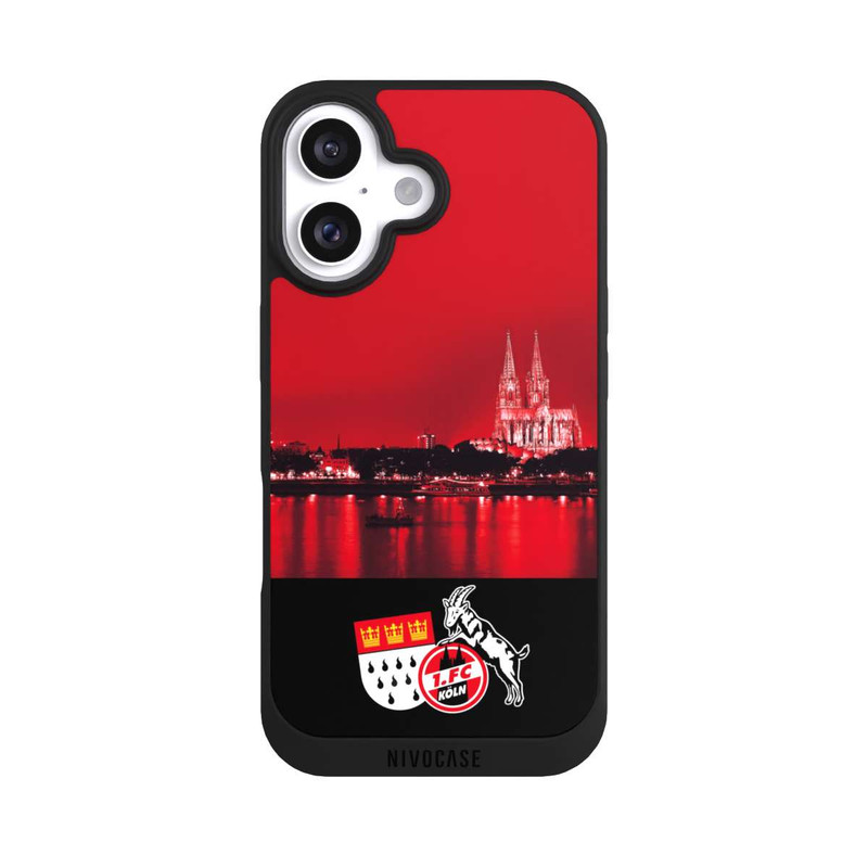 iPhone 16 NIVOpure Skyline Köln Rot 