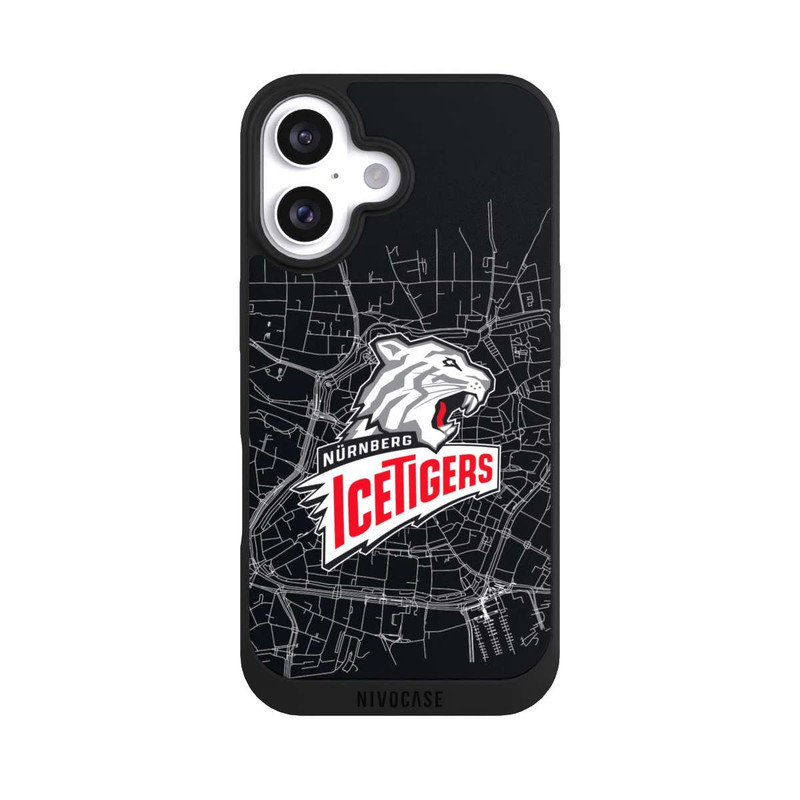 iPhone 16 NIVOpure Nürnberg Ice Tigers Logo Karte