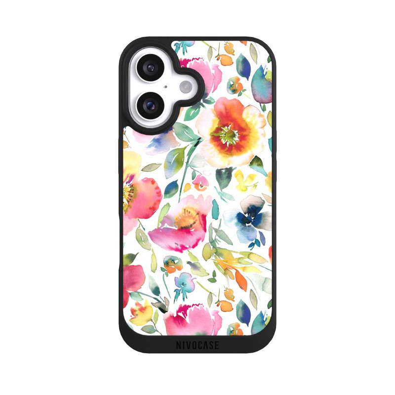 iPhone 16 NIVOpure Psychedelic Poppies Multicolor