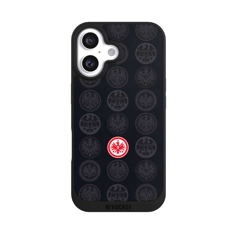 iPhone 16 NIVOpure Eintracht Frankfurt Logo Pattern