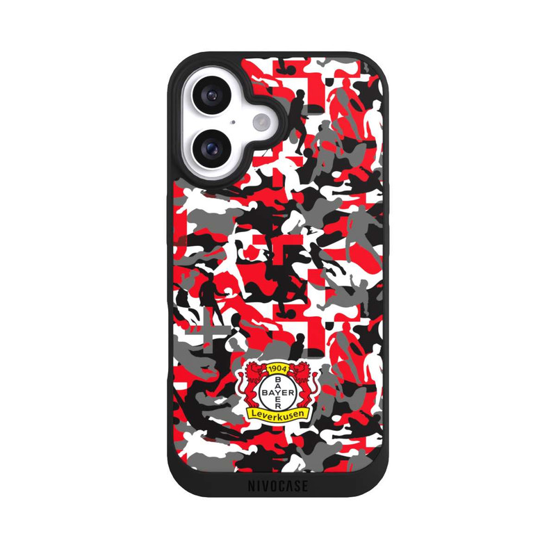 iPhone 16 NIVOpure Bayer 04 Leverkusen Muster