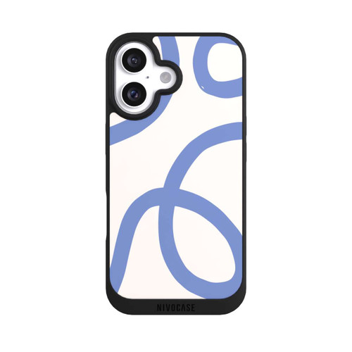 Apple iPhone 16 NIVOpure Blue Pattern