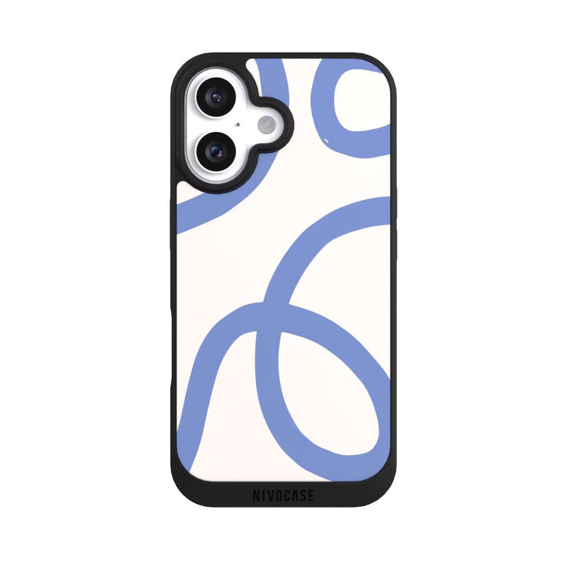 iPhone 16 NIVOpure Blue Pattern