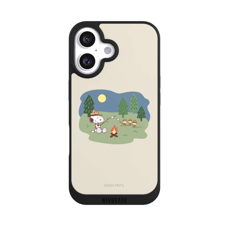 iPhone 16 NIVOpure Snoopy Lagerfeuer