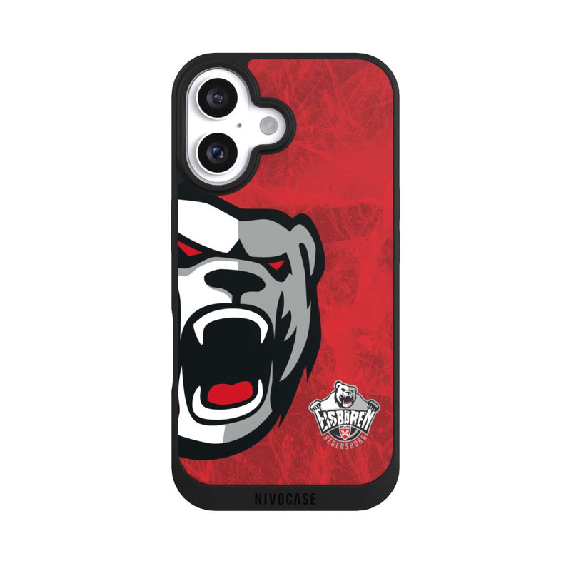 iPhone 16 NIVOpure Eisbären Logo Groß Rot