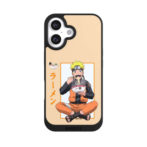 Apple iPhone 16 NIVOpure Naruto Nudelsuppe Oranger Hintergrund