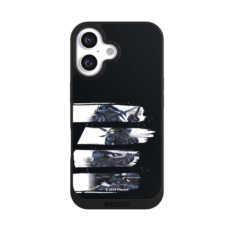 iPhone 16 NIVOpure Scratch TMNT noir et blanc