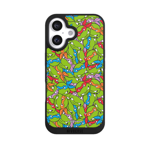 Apple iPhone 16 NIVOpure TMNT Head Pattern