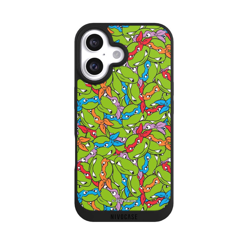 iPhone 16 NIVOpure TMNT Head Pattern