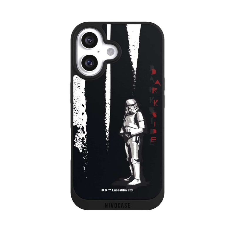 iPhone 16 NIVOpure Stormtrooper Dunkle Seite