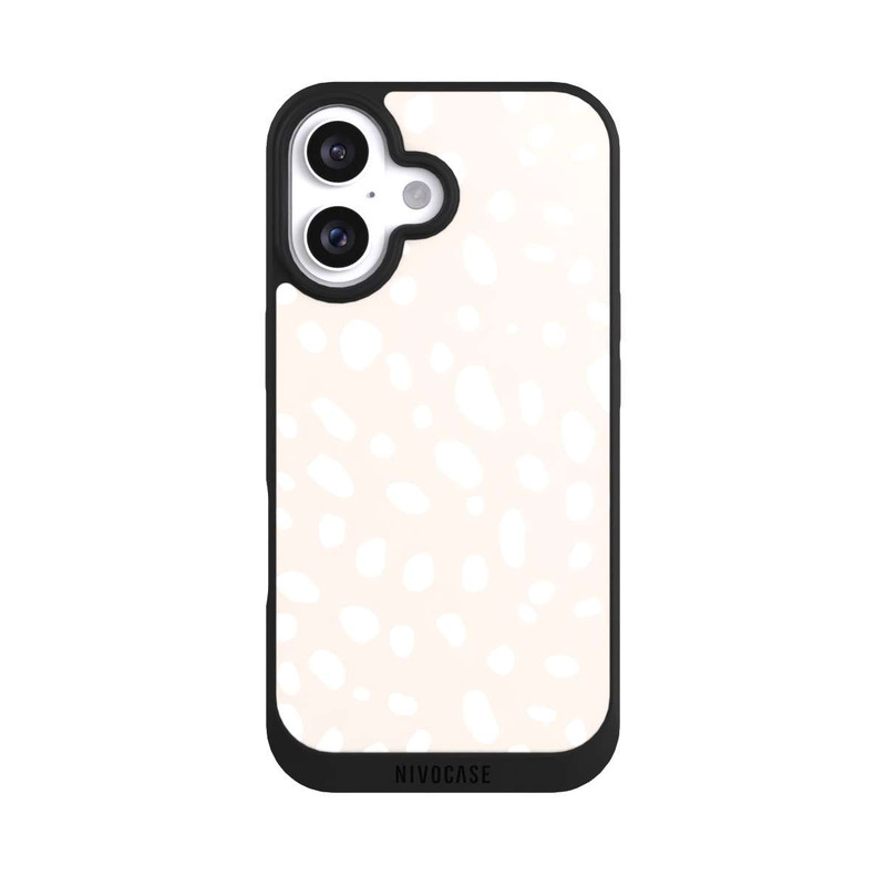 iPhone 16 NIVOpure Tiermuster Gepard Hellbraun