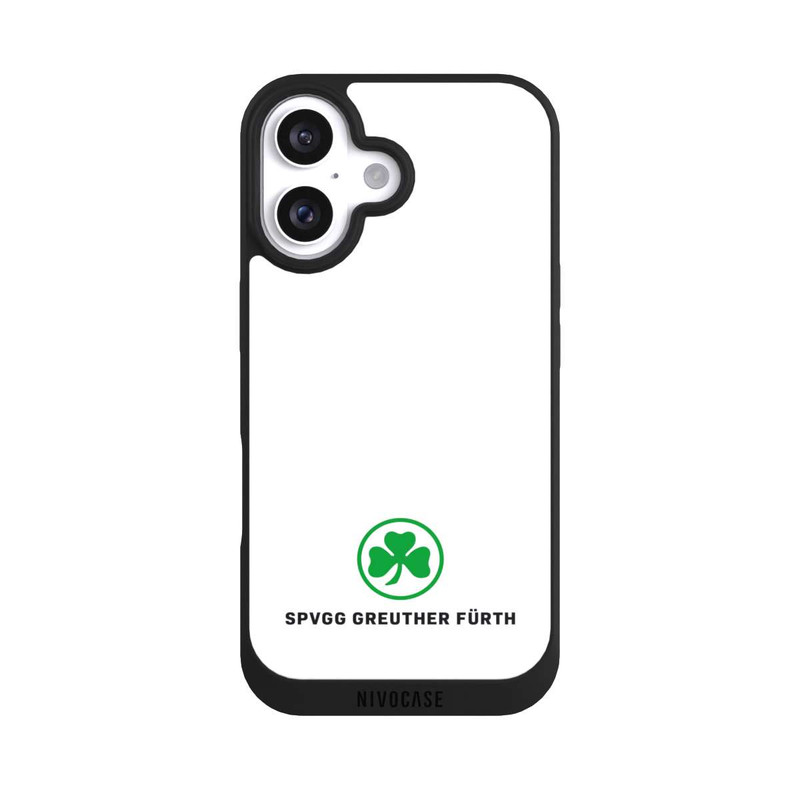 iPhone 16 NIVOpure SPVGG GREUTHER FÜRTH Logo weiß