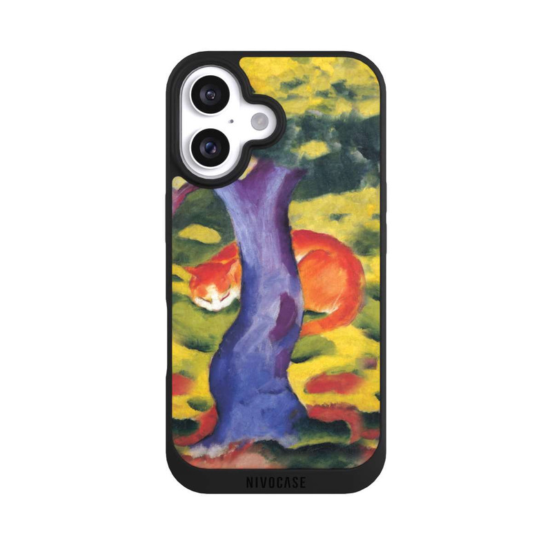 iPhone 16 NIVOpure Katze hinter Einem Baum von Franz Marc