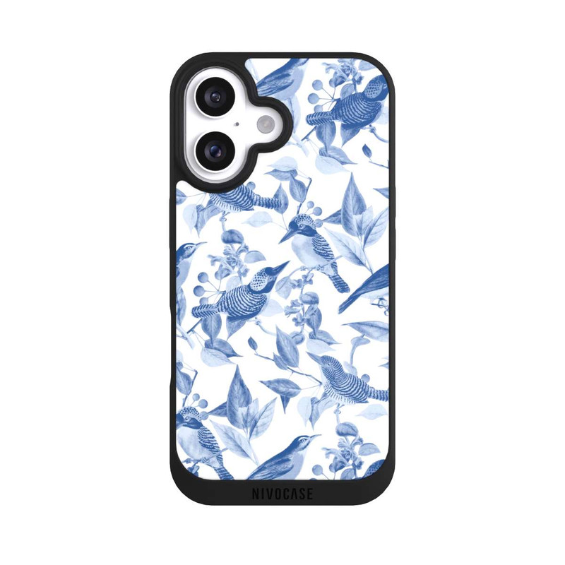iPhone 16 NIVOpure Chinoiserie Blau