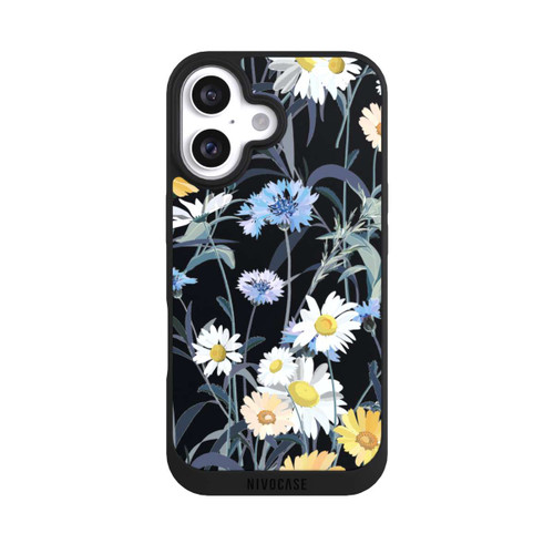 Apple iPhone 16 NIVOpure Wildflower Black