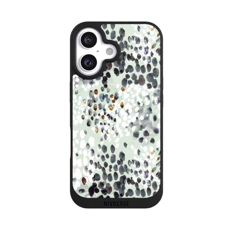 iPhone 16 NIVOpure Wasserfarben Punkte