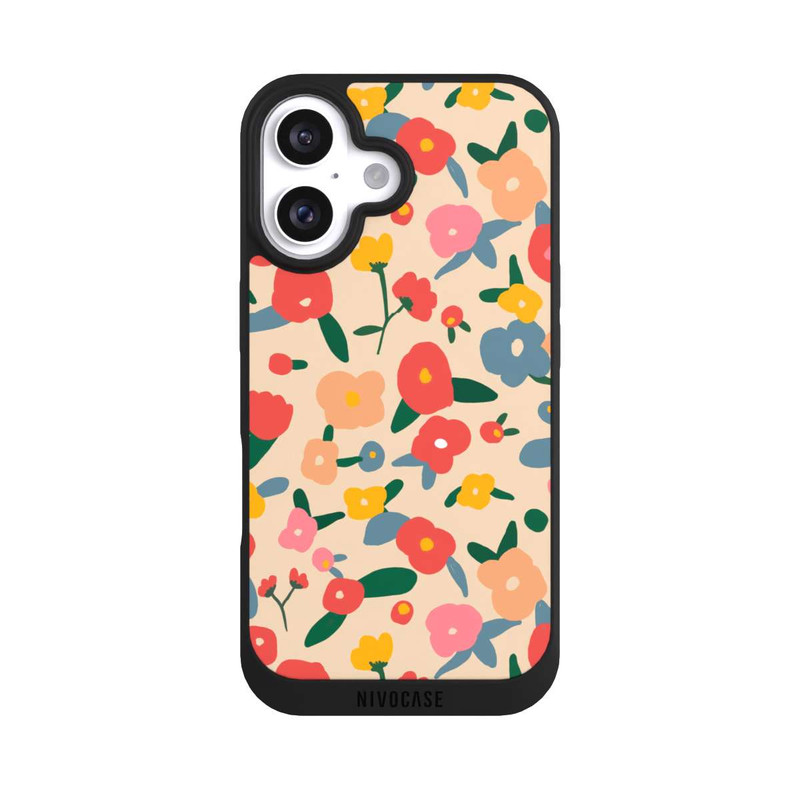 iPhone 16 NIVOpure Retro Bold Scandi Flowers