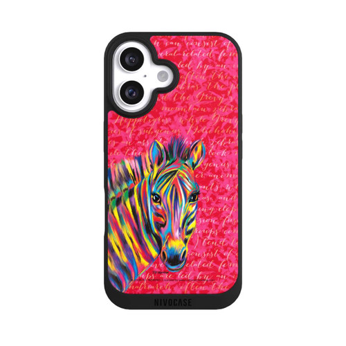 Apple iPhone 16 NIVOpure Zebra bunt