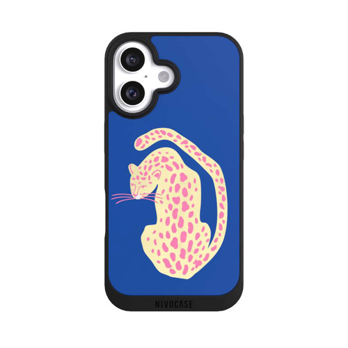 Apple iPhone 16 NIVOpure Blue Pink Cat