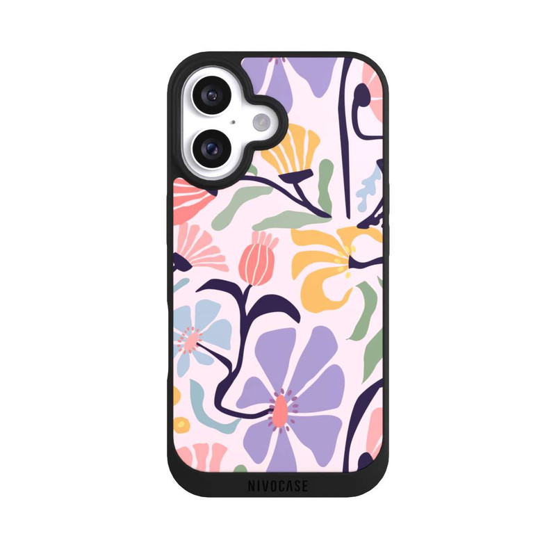 iPhone 16 NIVOpure Flower Market Ibiza Pink