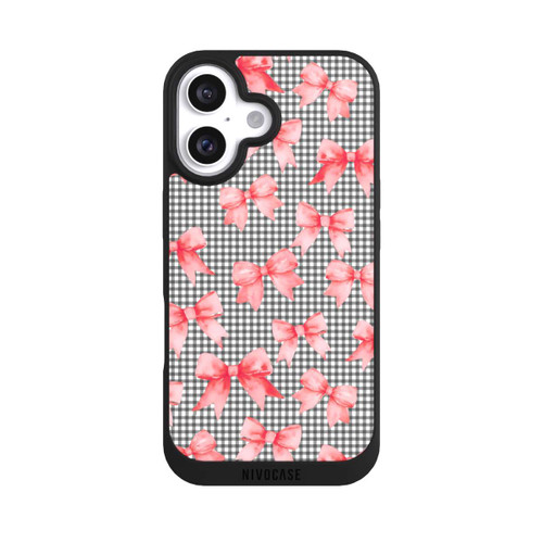 Apple iPhone 16 NIVOpure Red Bows and Gingham