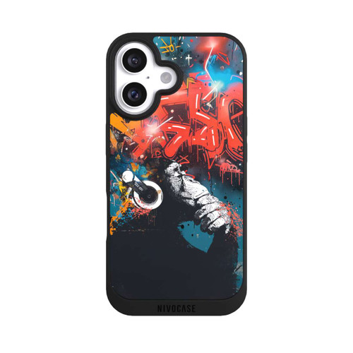 Apple iPhone 16 NIVOpure  Chimp Stereo Grafitti
