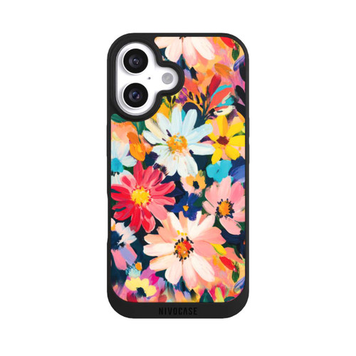 Apple iPhone 16 NIVOpure Frühlingsblumen Gemälde