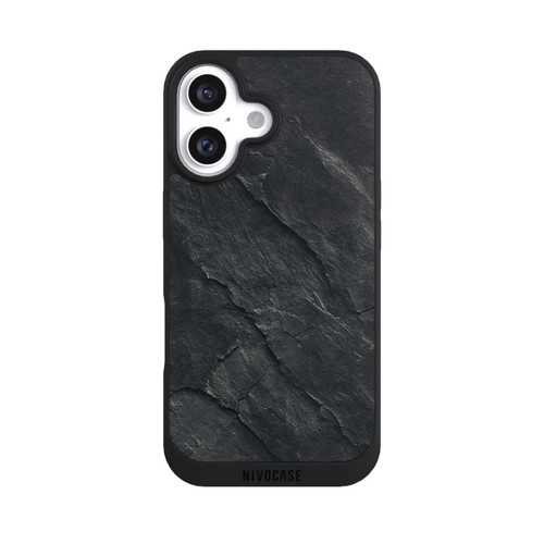 Apple iPhone 16 NIVOpure Dunkler Schiefer Look