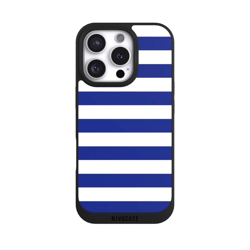 iPhone 16 Pro NIVOpure Sailorstripes Blau