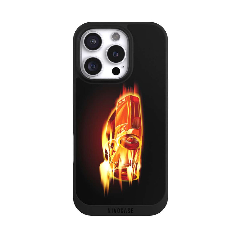 iPhone 16 Pro NIVOpure Voiture en Feu