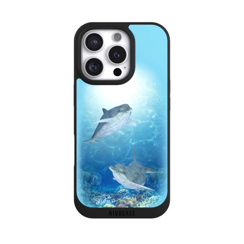 Apple iPhone 16 Pro NIVOpure Happy Dolphins