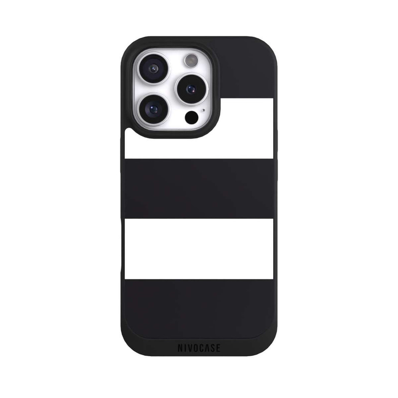 iPhone 16 Pro NIVOpure Rayures - Noir & Blanc