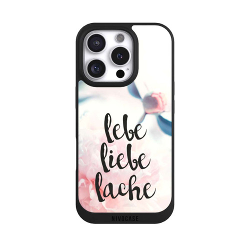 Apple iPhone 16 Pro NIVOpure Lebe Liebe Lache - Roses
