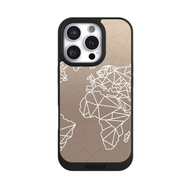 iPhone 16 Pro NIVOpure Worldmap Polygon