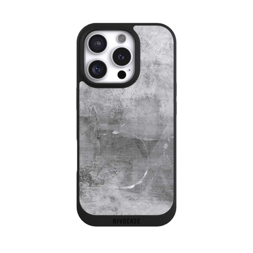 Apple iPhone 16 Pro NIVOpure Grey Concrete Wall 2