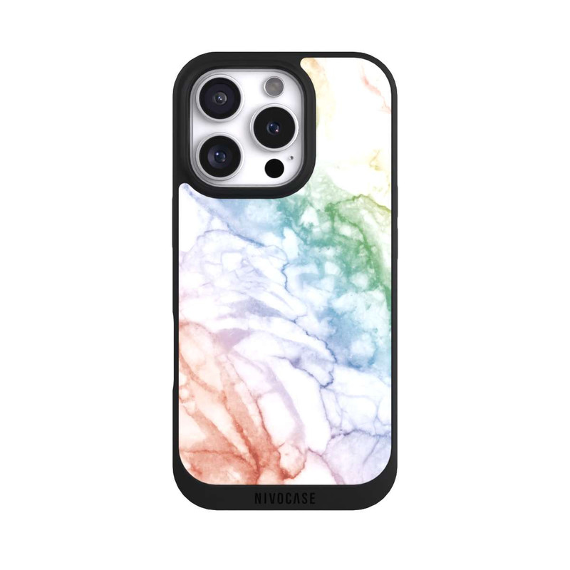 iPhone 16 Pro NIVOpure Rainbow Marble
