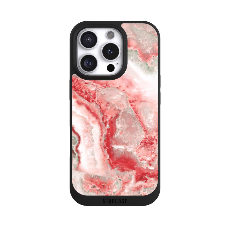 iPhone 16 Pro NIVOpure Mormor rot-weiss