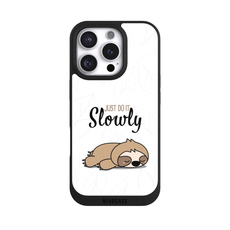 iPhone 16 Pro NIVOpure Just Do It Slowly Paresseux