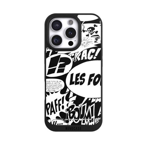 Apple iPhone 16 Pro NIVOpure Speech Bubbles Asterix Black