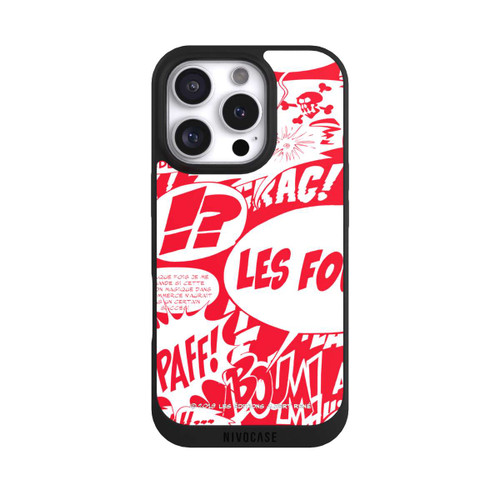 Apple iPhone 16 Pro NIVOpure Speech Bubbles Asterix Red