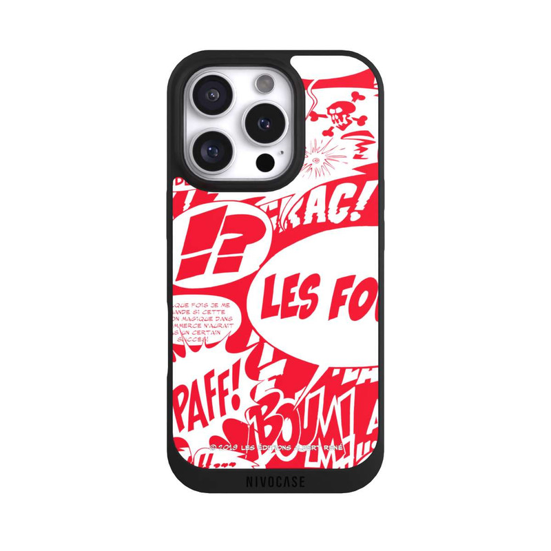 iPhone 16 Pro NIVOpure Speech Bubbles Asterix Red