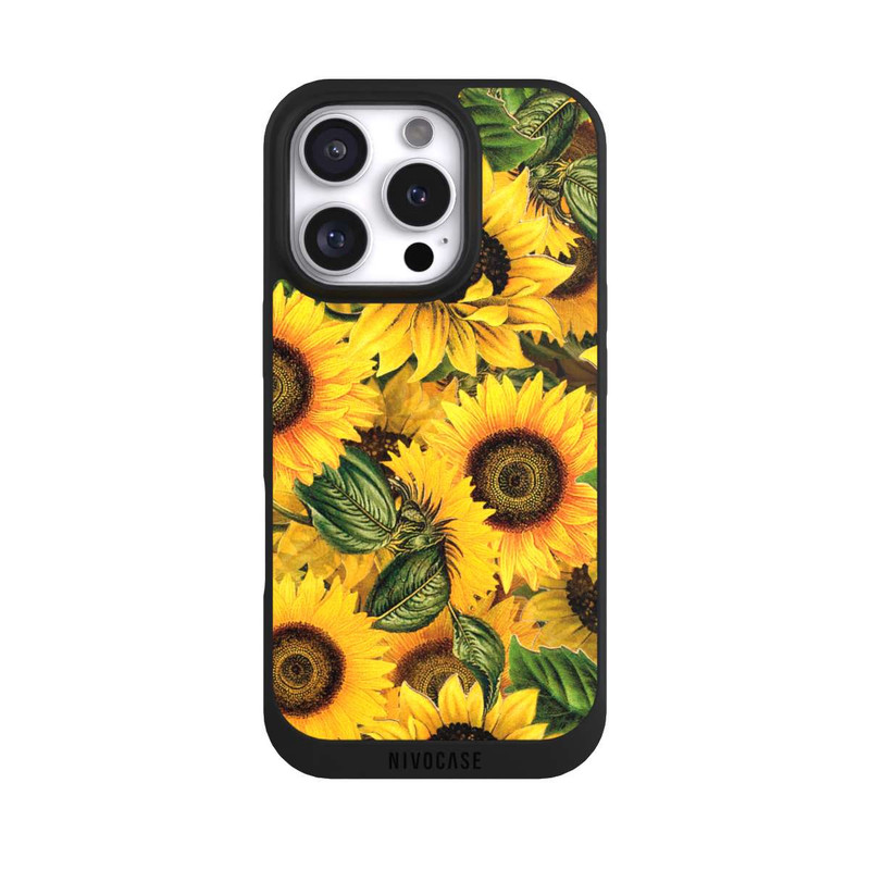 iPhone 16 Pro NIVOpure Sonnenblumenmuster