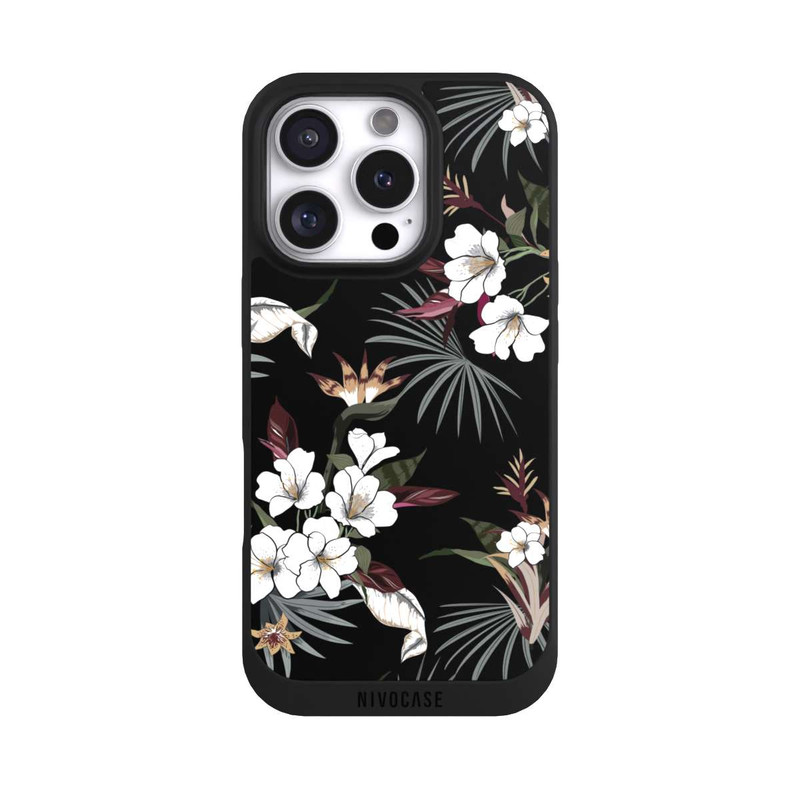 iPhone 16 Pro NIVOpure Flowers Black