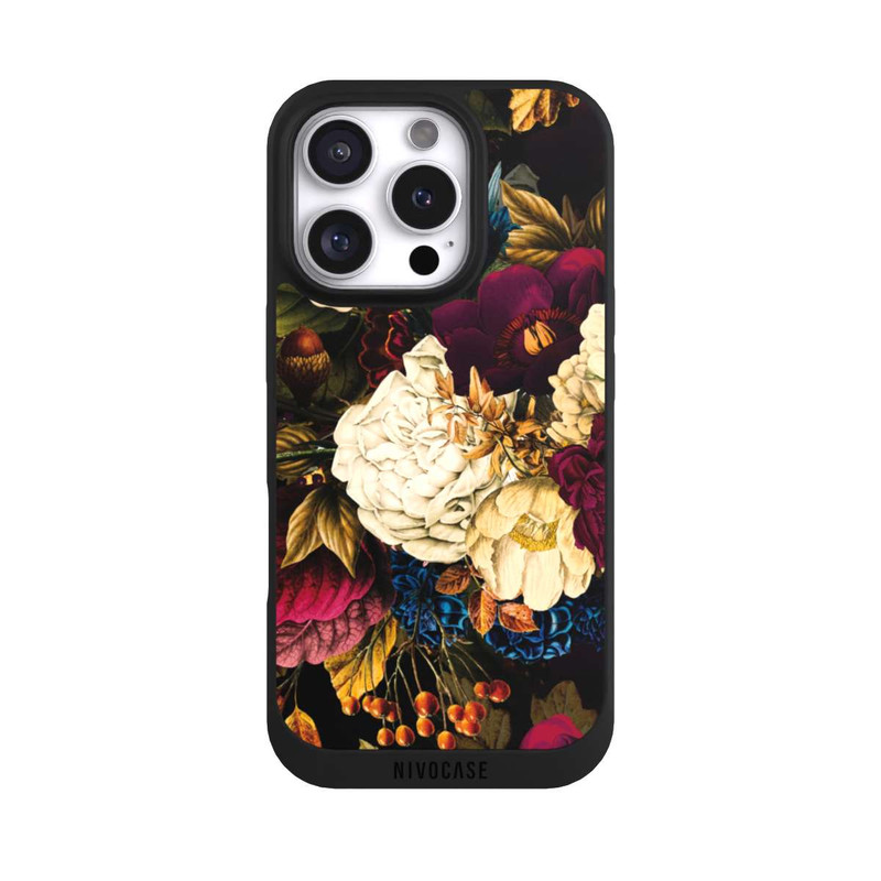 iPhone 16 Pro NIVOpure Dark Vintage Flowers